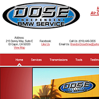 Dose BMW Inc.: Website for BMW Repair